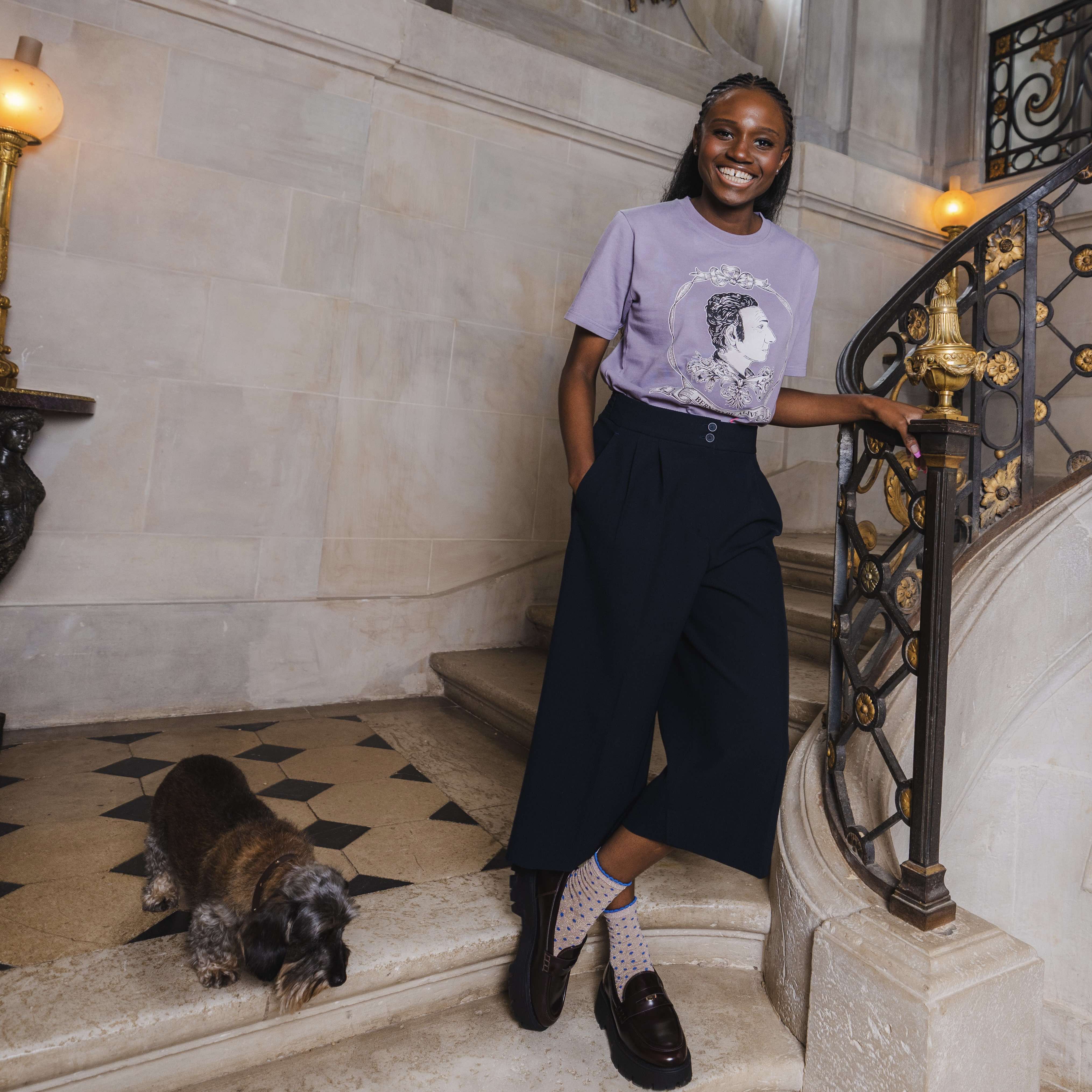 Super Premium Unisex T-shirt "bern to be alive" Purple