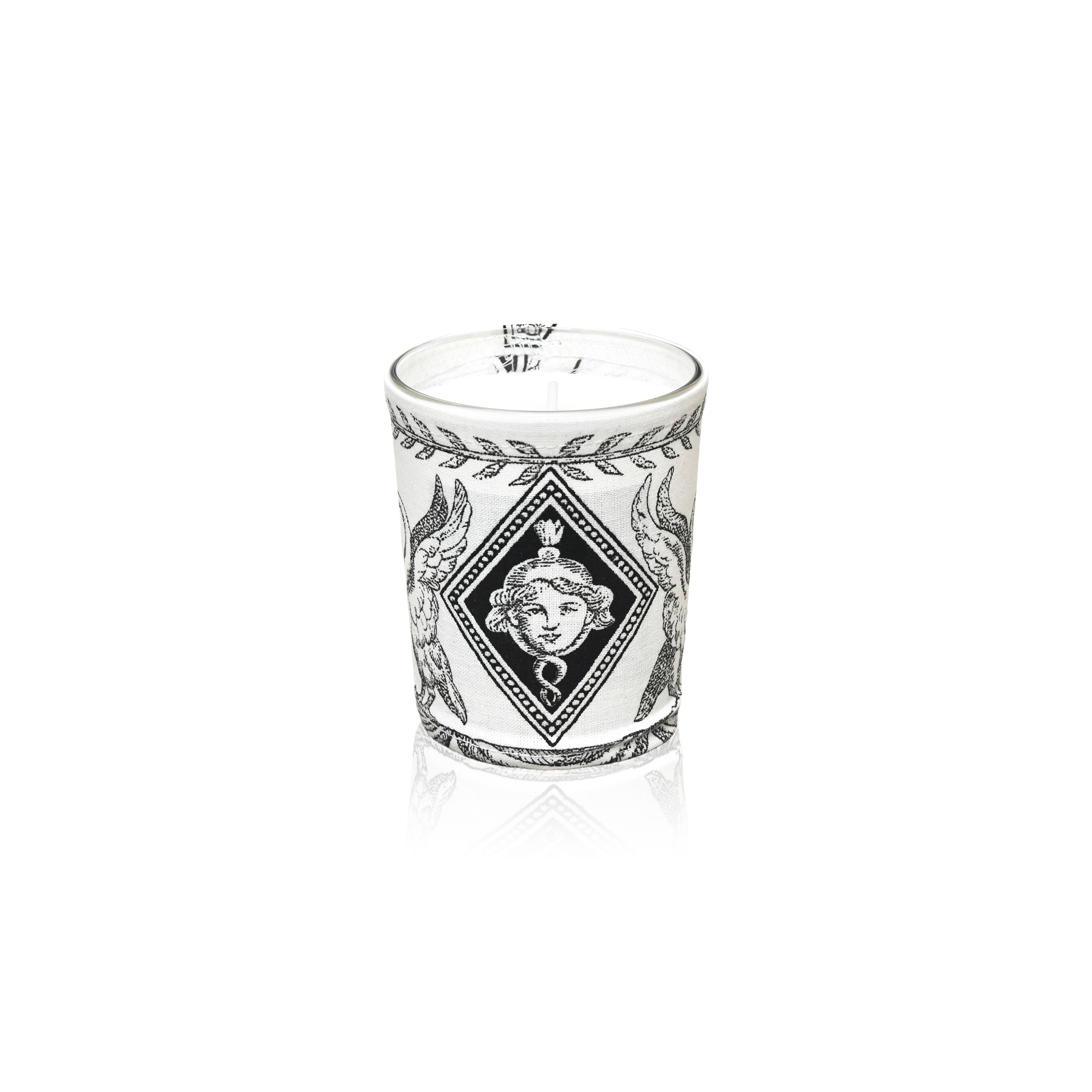 Cache bougie été noir