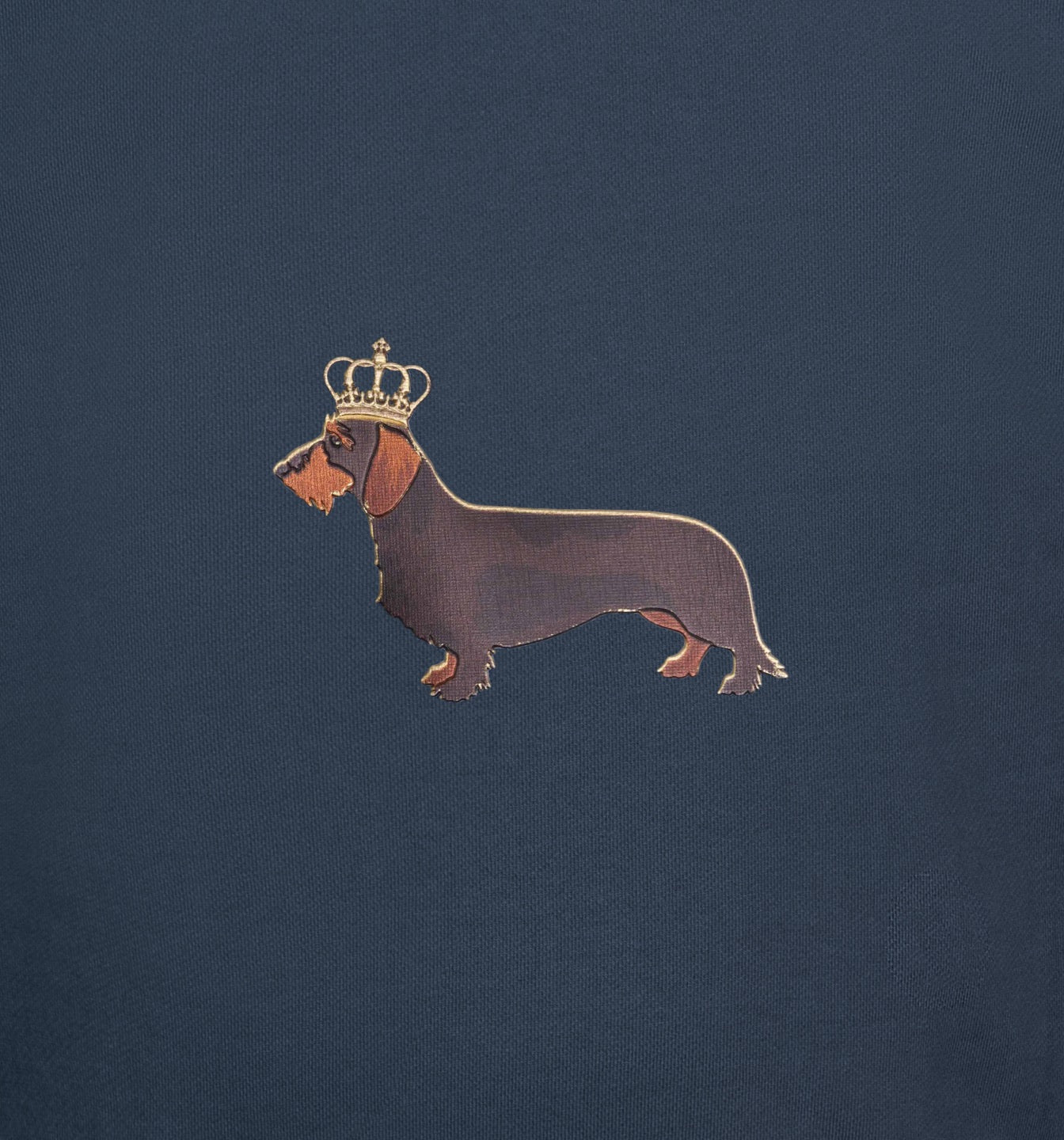 Super Premium Unisex Sweatshirt "Teckelmania" Navy Blue