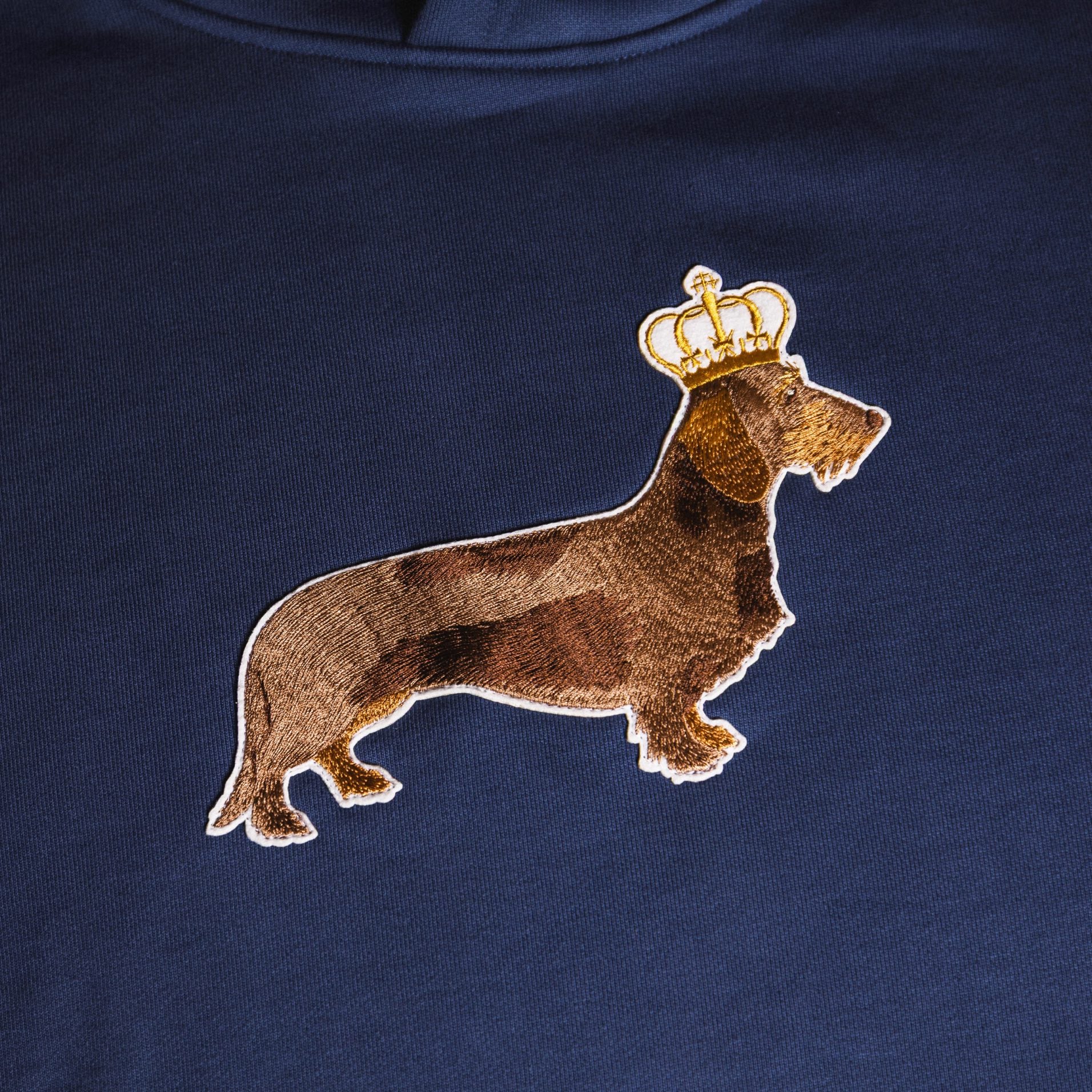 Super Premium Unisex Sweatshirt "Teckelmania" Navy Blue