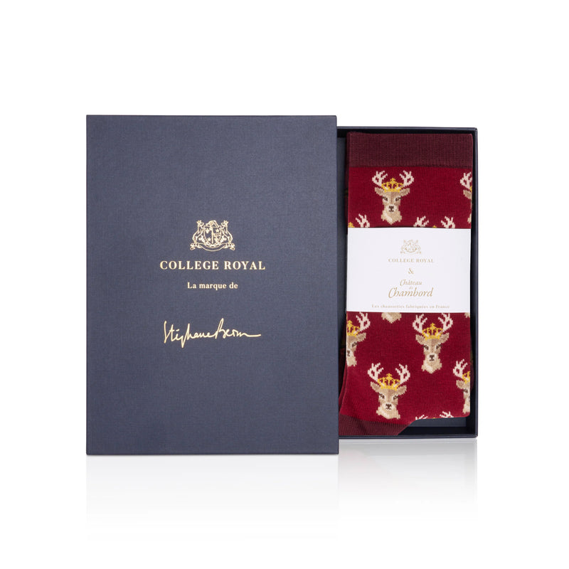 Chaussettes Chambord "Cerfs Couronnés" H/F