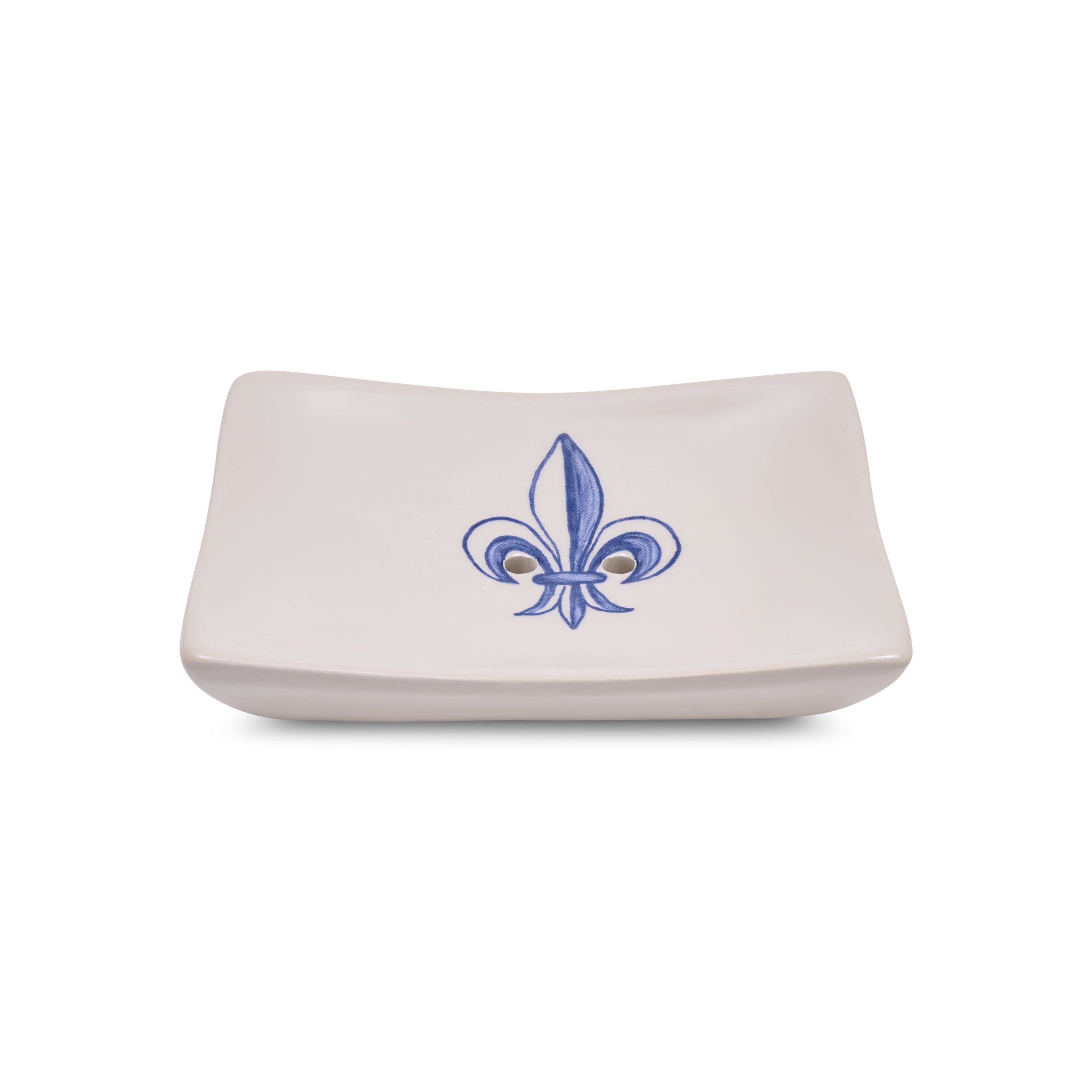 Porte savon lys en porcelaine