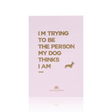 Carnet "I'm trying to be" or