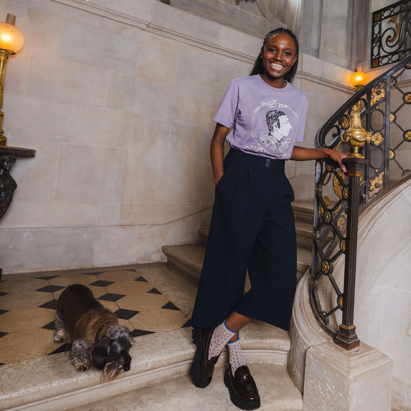 T-shirt super premium mixte « bern to be alive» violet