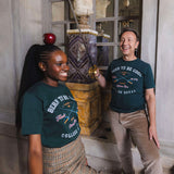 T-shirt super premium mixte «bern to be cool» vert foncé