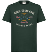 T-shirt super premium mixte «bern to be cool» vert foncé