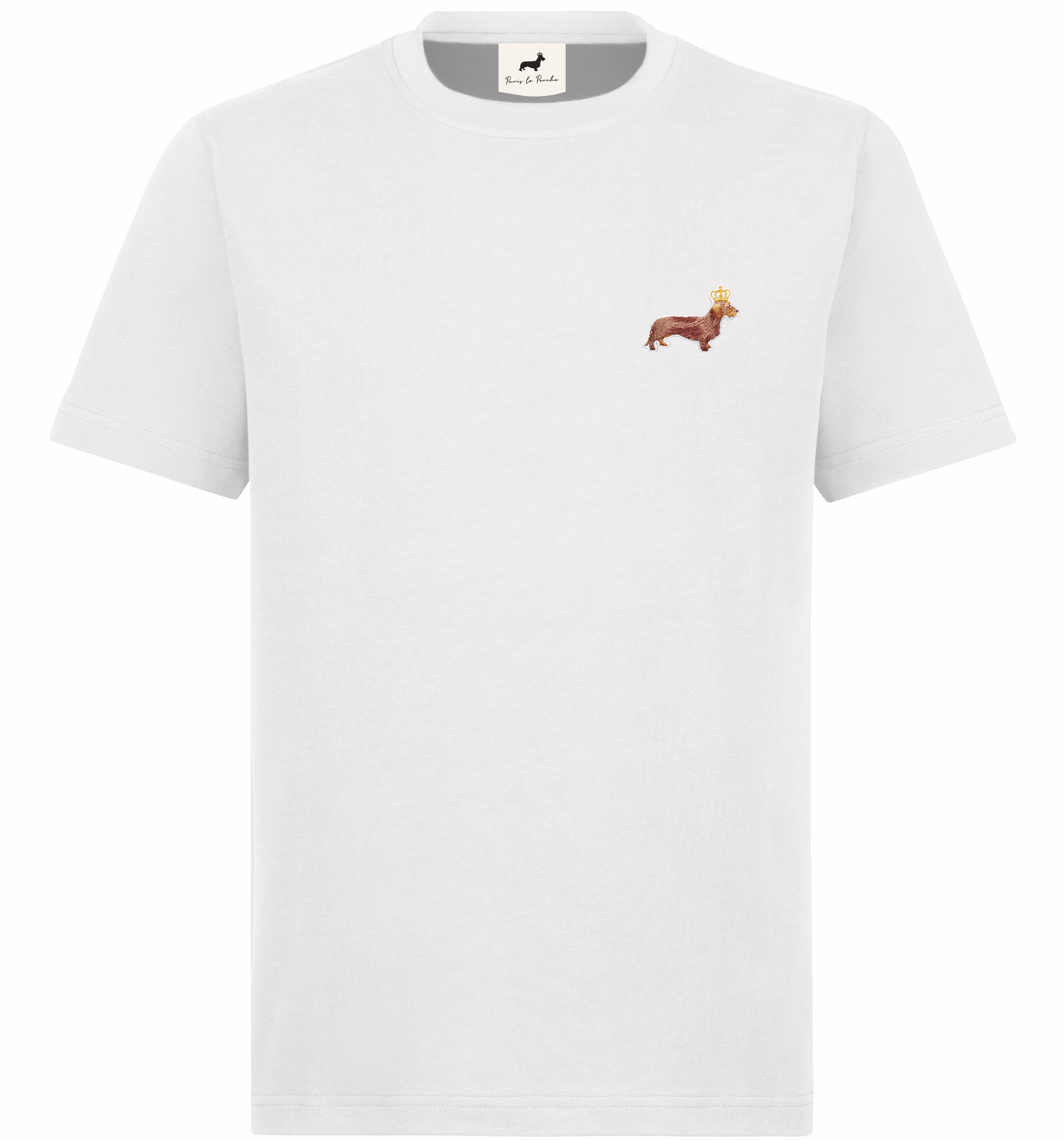 Super Premium Unisex T-shirt "Teckelmania" Vintage Olive