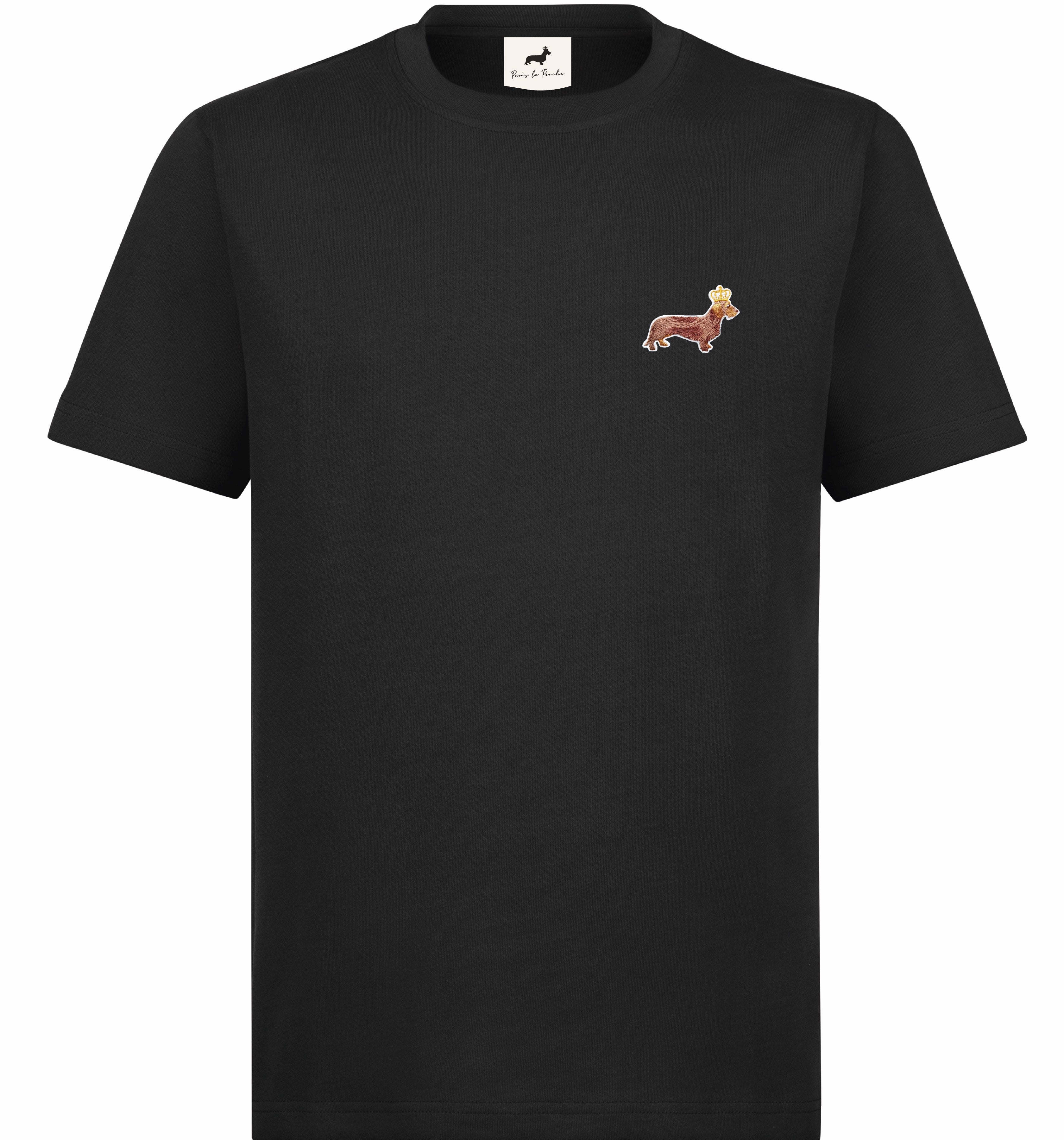 Super Premium Unisex T-shirt "Teckelmania" Vintage Olive