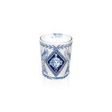 Cache bougie été bleu