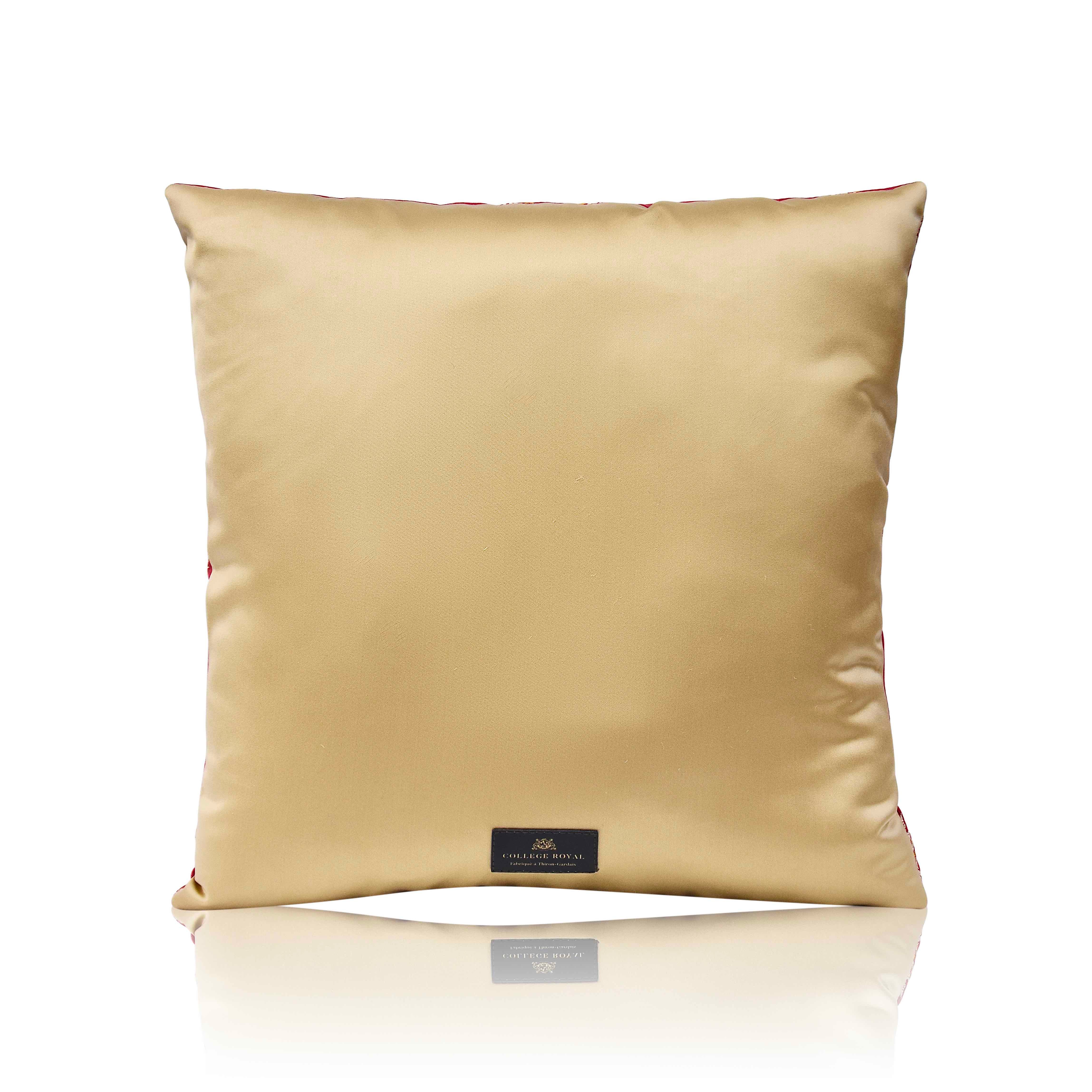 Housse de coussin 'Lauriers rouges'