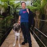 T-shirt super premium mixte "lamartine" bleu marine