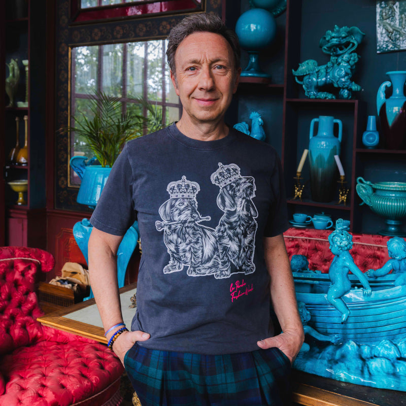 T-shirt super premium mixte «Le Perche fashion week» noir vintage