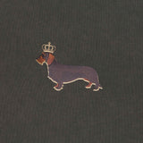 T-shirt super premium mixte «Teckelmania» olive vintage