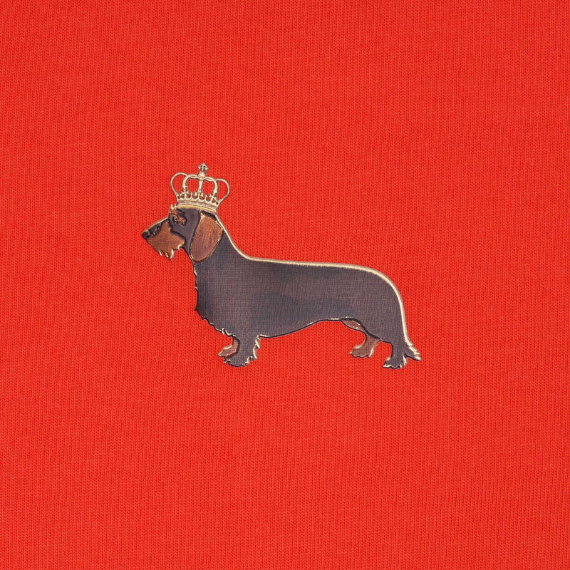 T-shirt super premium mixte «Teckelmania» orange