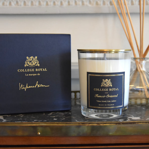 Bougie parfumée "Fumoir Oriental" avec couvercle signature
