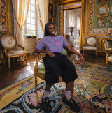 T-shirt super premium mixte "I'm trying to be" violet