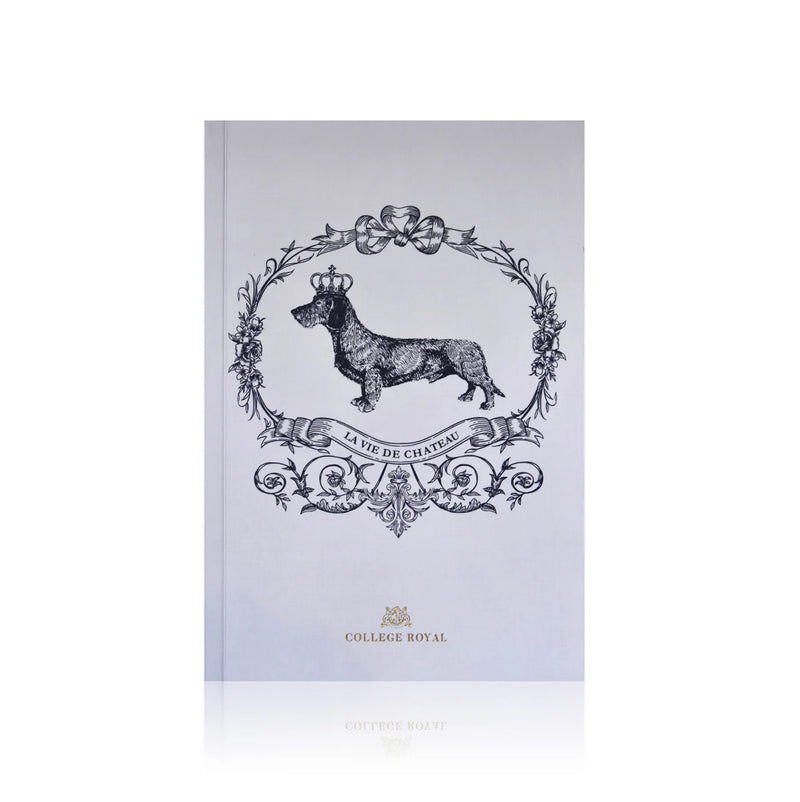 Carnet "la vie de château" bleu