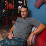 T-shirt super premium mixte «Teckelmania» olive vintage