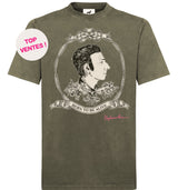 T-shirt super premium mixte « bern to be alive» olive vintage