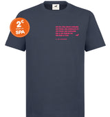 T-shirt super premium mixte "lamartine" bleu marine