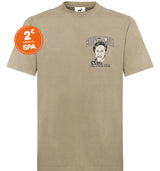 T-shirt super premium mixte «nom d'une pipe !» sable vintage