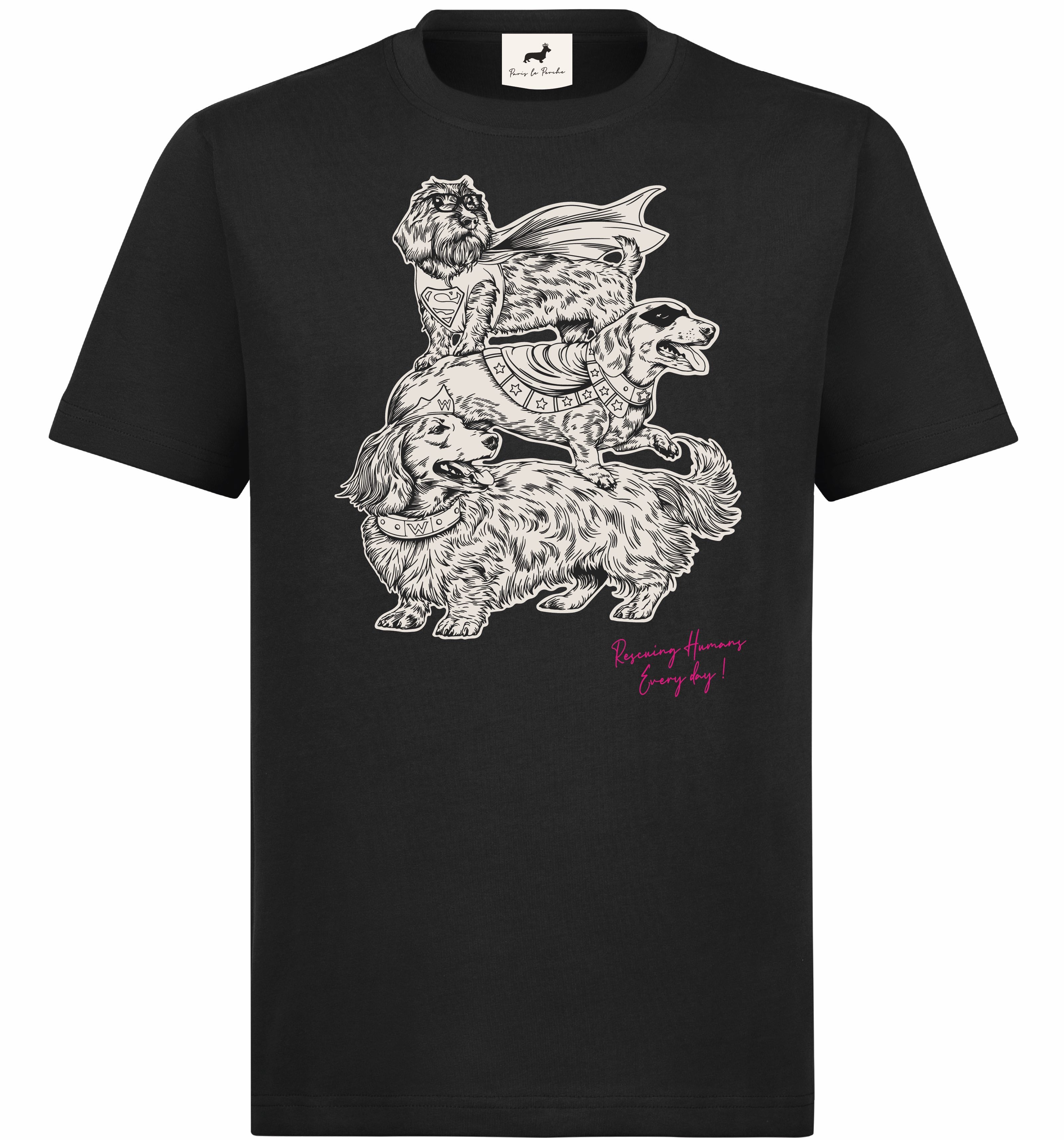 Super Premium Unisex T-shirt "Teckelmania" Vintage Olive