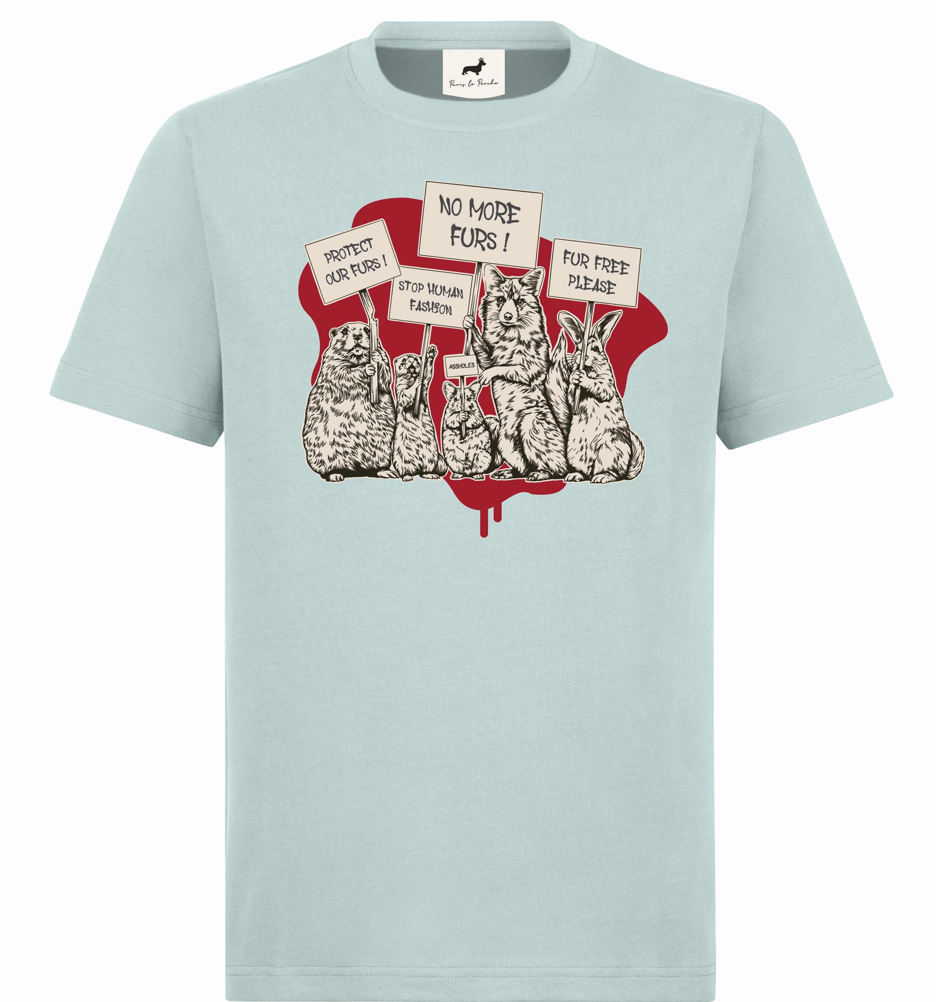 Super Premium Unisex T-shirt "Teckelmania" Vintage Olive