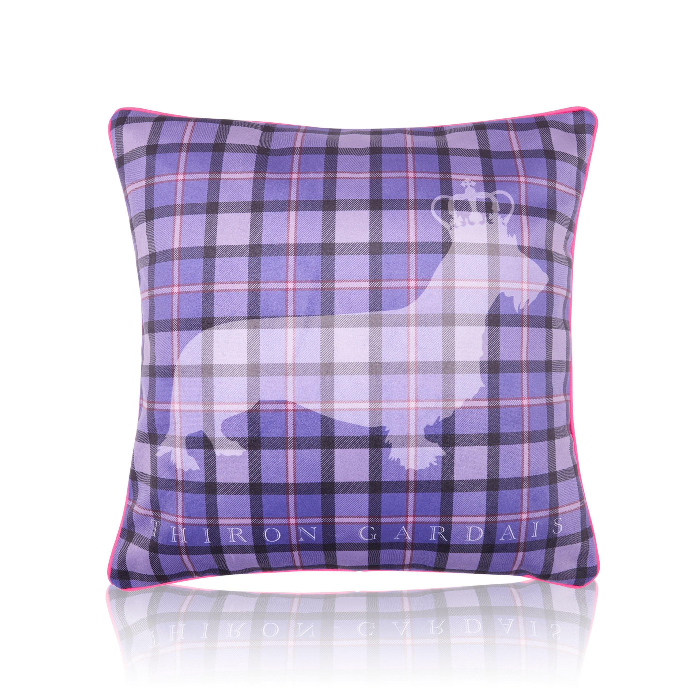 Housse de coussin "Royal Teckel" violet