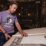 T-shirt super premium mixte « bern to be alive» violet