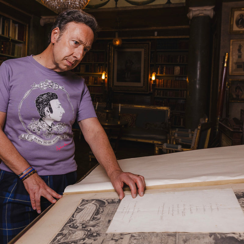 T-shirt super premium mixte « bern to be alive» violet