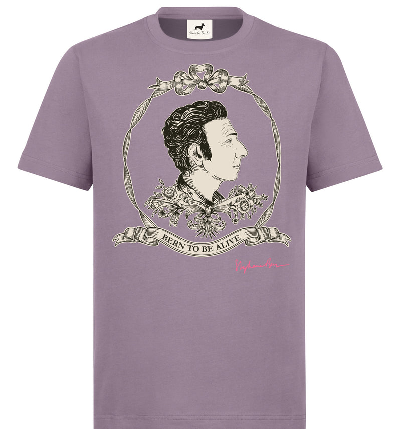 T-shirt super premium mixte « bern to be alive» violet