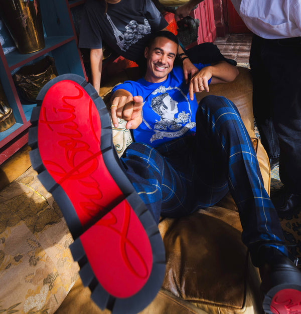 T-shirt super premium mixte « bern to be alive» bleu